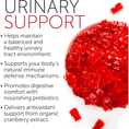 Bild in den Galerie-Viewer laden, Ellasie Cranberry Probiotic Gummies infographic. Key benefits for urinary tract support and wellness.