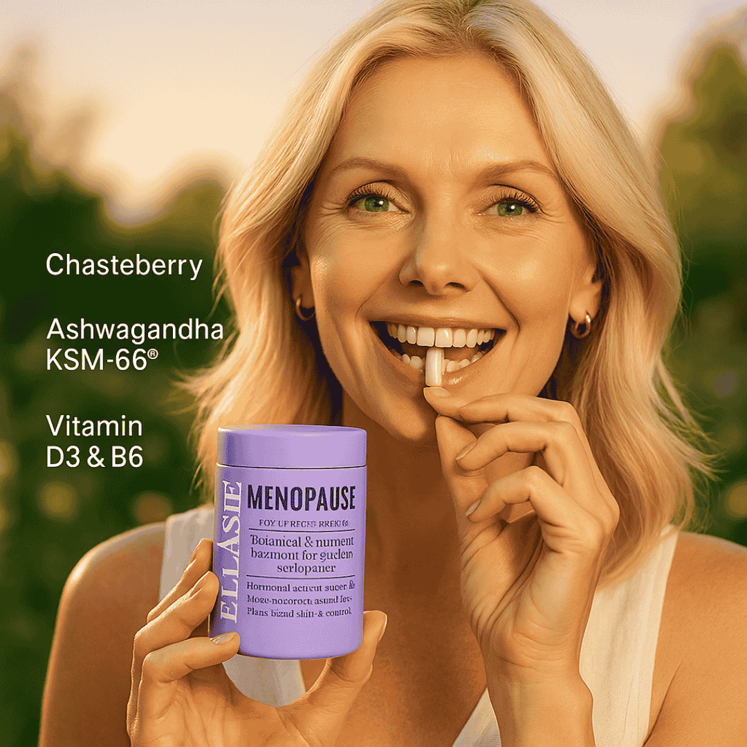 Vegan Menopause Capsules for Women 40+ – Ellasie Plant - Based Supplement | Supplement by Ellasie