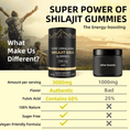Load image into Gallery viewer, Ellasie Shilajit Gummies product photo – supports focus, stamina & natural energy boost

