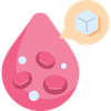 glucose and sugar icon