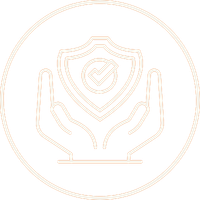 Decorative logo with a rose and heart design in the center, surrounded by a circular border.