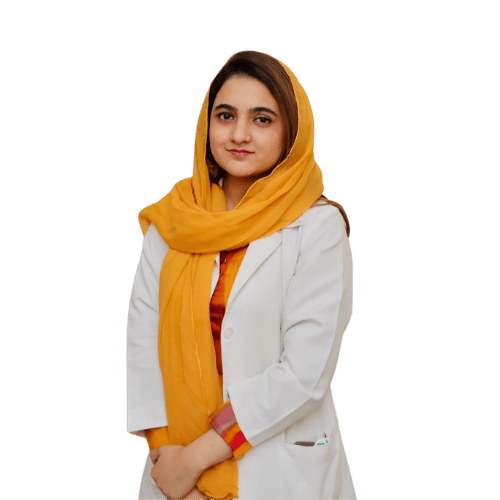 Portrait of Dr. Rida Asghar, MBBS, women’s health medical reviewer and Ellasie Medical Advisory Board member