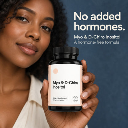 Myo-Inositol & D-Chiro Inositol 40:1 – 120 Vegan Caps