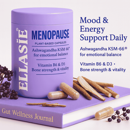 Vegan Menopause Capsules for Women 40+ – Ellasie Plant - Based Supplement | Supplement by Ellasie