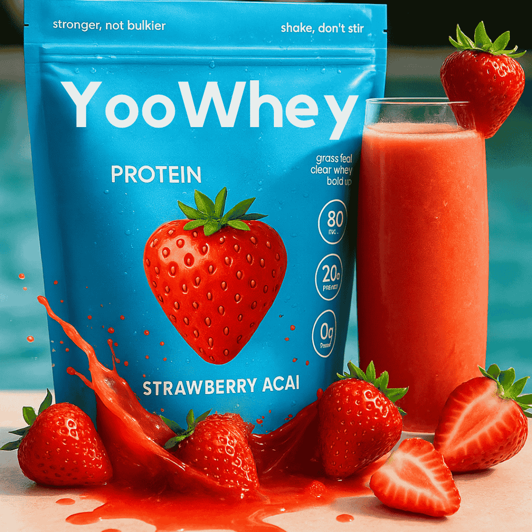Clear Whey Protein Isolate | Grass - Fed, No Added Sugar, 3 Refreshing Flavours – 20g Protein per Serving | Whey protein by Ellasie